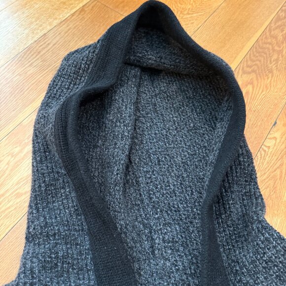 Banana Republic Italian Yarn Wool Nylon XL Sweater Hoodie Full Zip Knit - Picture 8 of 11